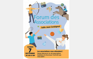 Forum des Associations le 7 septembre